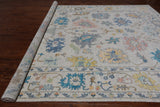 SUPER SALE Ivory Turkish Oushak Hand Knotted Wool Rug - 10' 2" X 14' 0"