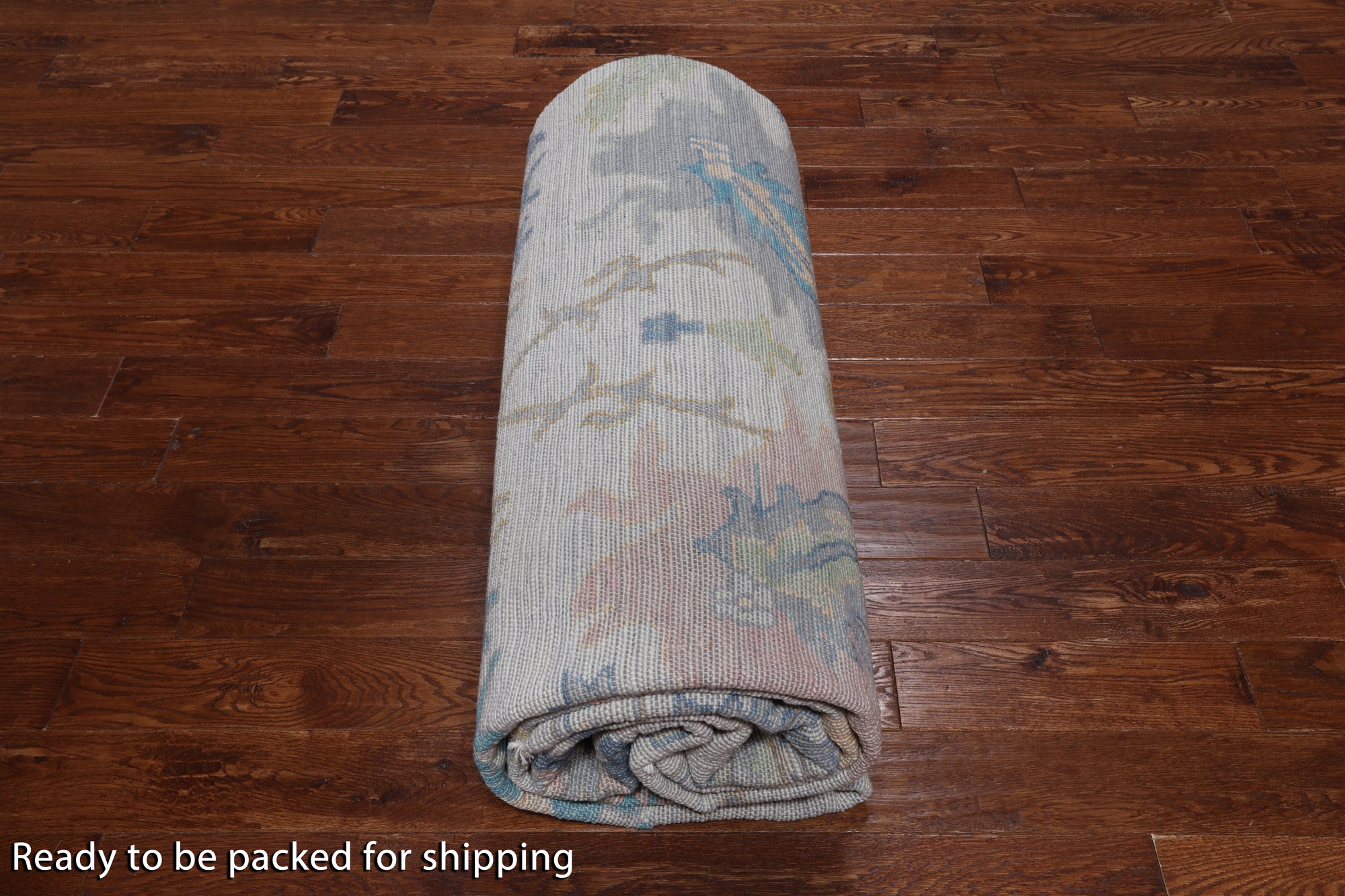 SUPER SALE Ivory Turkish Oushak Hand Knotted Wool Rug - 10' 2" X 14' 0"