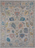 SUPER SALE Ivory Turkish Oushak Hand Knotted Wool Rug - 10' 2" X 14' 0"