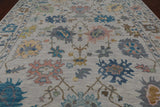 SUPER SALE Ivory Turkish Oushak Hand Knotted Wool Rug - 10' 2" X 14' 0"