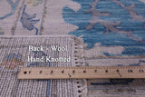 Ivory Turkish Oushak Hand Knotted Wool Rug - 10' 2" X 14' 0" - Golden Nile