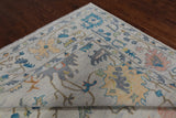 SUPER SALE Ivory Turkish Oushak Hand Knotted Wool Rug - 10' 2" X 14' 0"