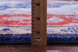 Blue Persian Fine Serapi Hand Knotted Wool Rug - 10' 1" X 13' 11" - Golden Nile