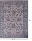Persian Tabriz Hand Knotted Wool Rug - 8' 11" X 12' 0" - Golden Nile
