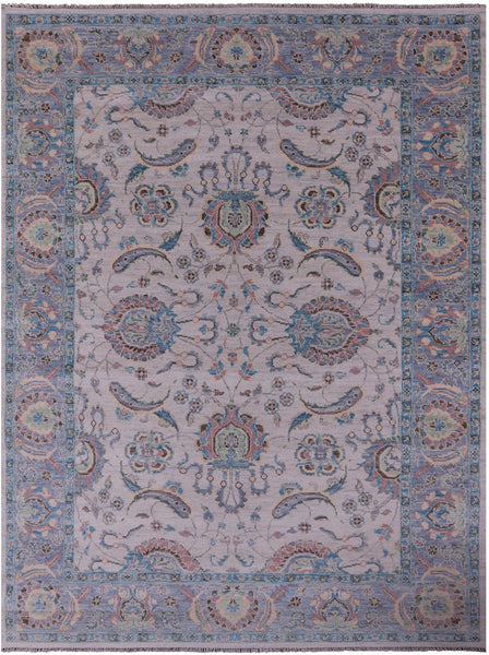Persian Tabriz Hand Knotted Wool Rug - 8' 11" X 12' 0" - Golden Nile