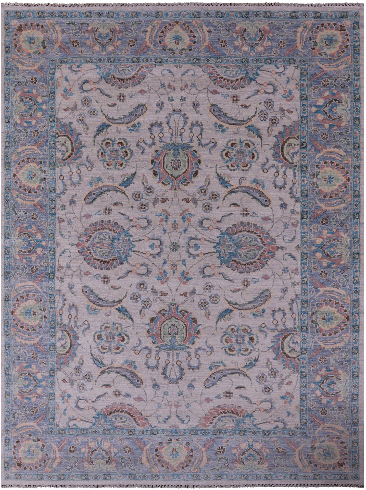 Persian Tabriz Hand Knotted Wool Rug - 8' 11" X 12' 0" - Golden Nile