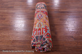 Red Persian Fine Serapi Hand Knotted Wool Rug - 9' 3" X 12' 0" - Golden Nile