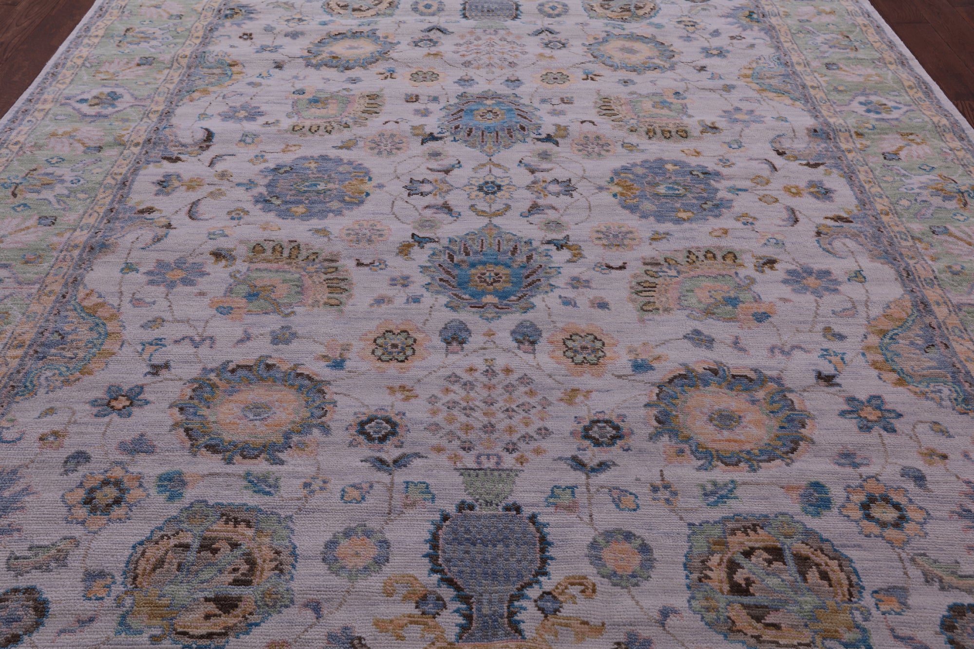 Persian Tabriz Handmade Wool Rug - 9' 2" X 12' 1" - Golden Nile