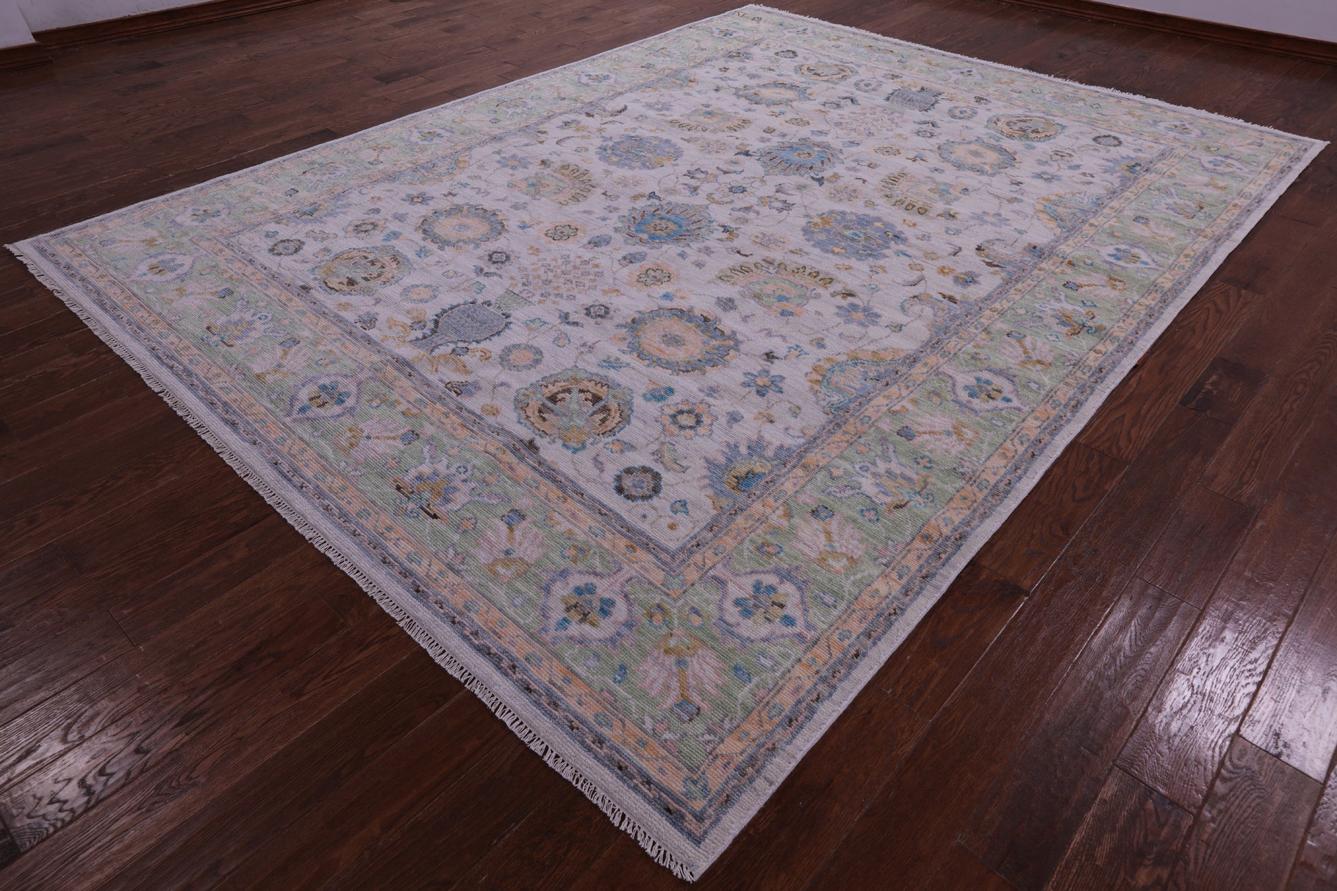Persian Tabriz Handmade Wool Rug - 9' 2" X 12' 1" - Golden Nile