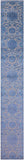Grey Persian Tabriz Handmade Wool & Silk Runner Rug - 2' 6" X 18' 1" - Golden Nile