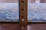 Grey Persian Tabriz Handmade Wool & Silk Runner Rug - 2' 6" X 18' 1" - Golden Nile