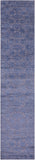 Grey Persian Tabriz Handmade Wool & Silk Runner Rug - 2' 7" X 11' 9" - Golden Nile