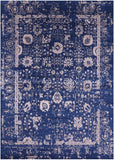 Blue Persian Tabriz Hand Knotted Wool & Silk Rug - 10' 1" X 14' 8" - Golden Nile