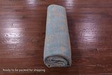 Blue Persian Tabriz Hand Knotted Wool & Silk Rug - 8' 1" X 10' 4" - Golden Nile