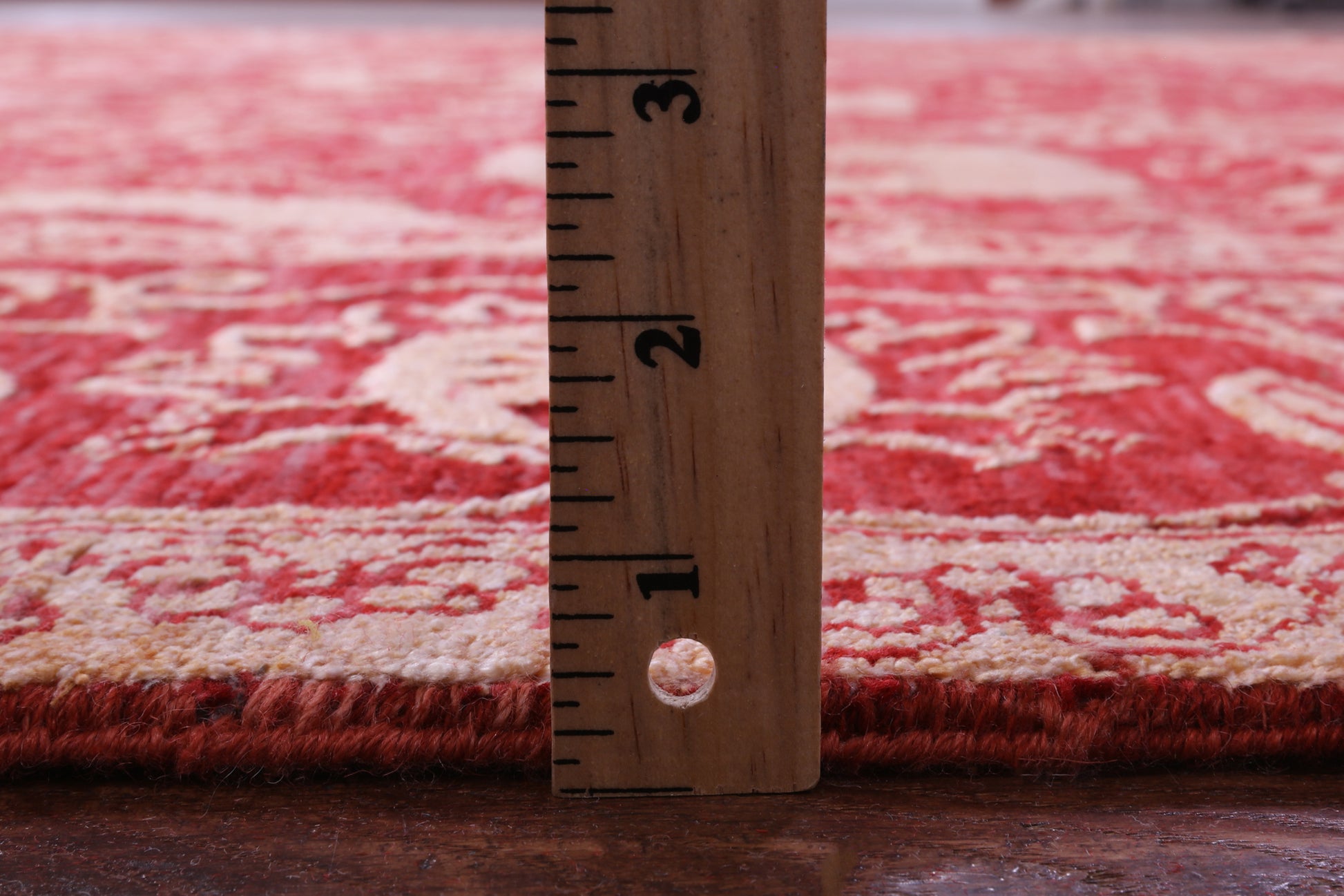 Red Persian Tabriz Handmade Wool & Silk Rug - 9' 1" X 12' 2" - Golden Nile