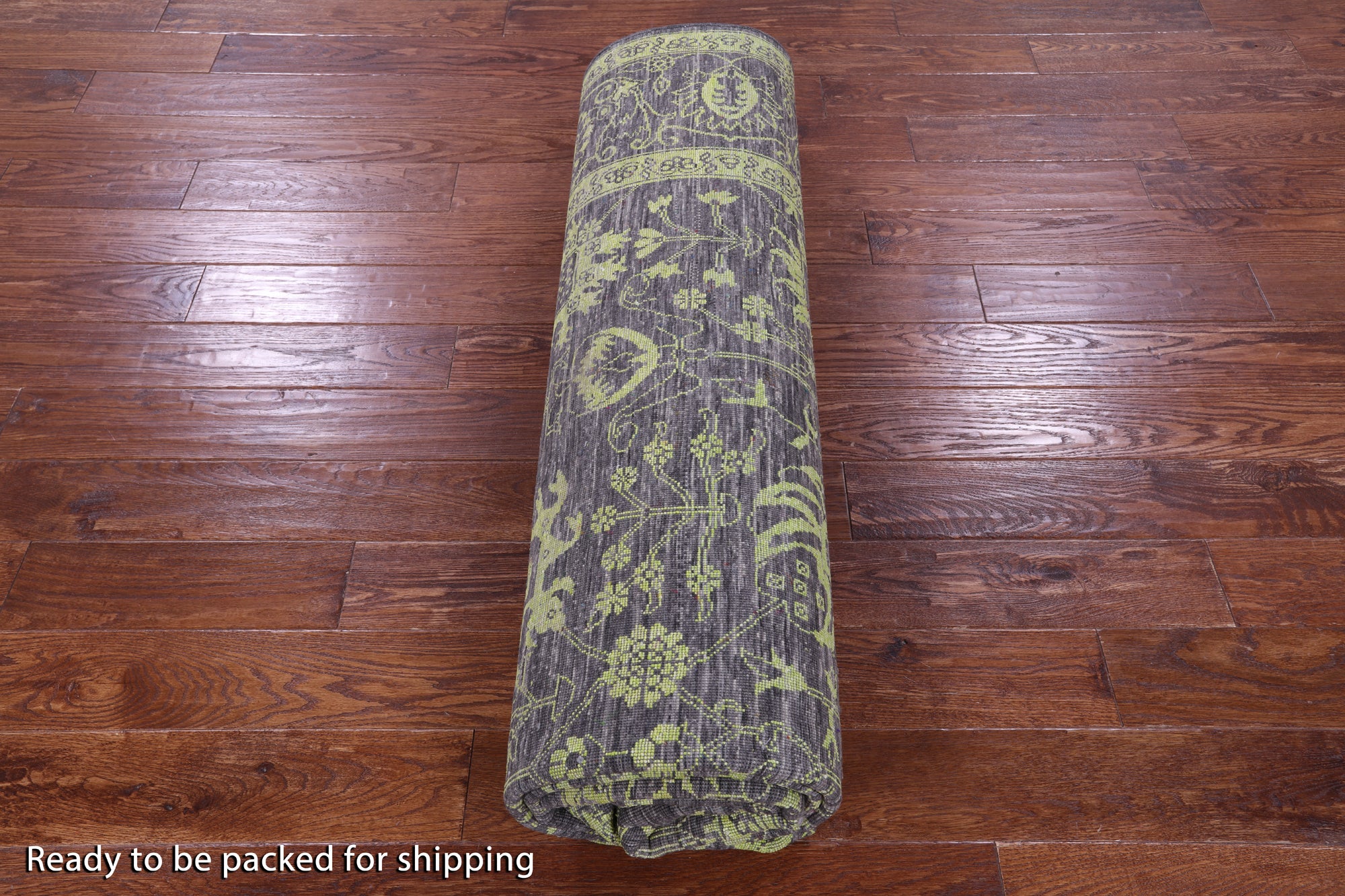 Grey Persian Tabriz Hand Knotted Wool & Silk Rug - 8' 1" X 10' 2" - Golden Nile