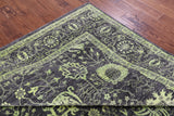 Grey Persian Tabriz Hand Knotted Wool & Silk Rug - 8' 1" X 10' 2" - Golden Nile