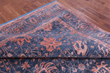 Grey Persian Tabriz Hand Knotted Wool & Silk Rug - 8' 11" X 11' 11" - Golden Nile