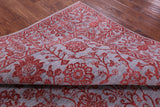 Grey Persian Tabriz Hand Knotted Wool & Silk Rug - 8' 0" X 8' 6" - Golden Nile