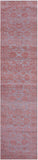Grey Persian Tabriz Hand Knotted Wool & Silk Runner Rug - 2' 7" X 11' 9" - Golden Nile