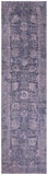 Grey Persian Tabriz Handmade Wool & Silk Runner Rug - 2' 7" X 10' 1" - Golden Nile