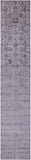 Grey Persian Tabriz Hand Knotted Wool Runner Rug - 2' 7" X 14' 0" - Golden Nile