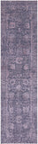 Grey Persian Tabriz Hand Knotted Wool & Silk Runner Rug - 2' 7" X 10' 2" - Golden Nile