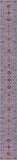 Grey Persian Tabriz Hand Knotted Wool Runner Rug - 2' 6" X 26' 6" - Golden Nile