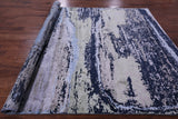 Abstract Contemporary Hand Knotted Wool & Silk Rug - 8' 1" X 10' 0" - Golden Nile