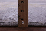 Abstract Contemporary Hand Knotted Wool & Silk Rug - 8' 11" X 11' 11" - Golden Nile