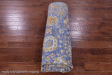 Blue Persian Tabriz Hand Knotted Wool & Silk Rug - 8' 11" X 11' 10" - Golden Nile