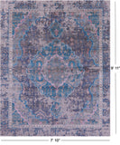 Persian Tabriz Hand Knotted Wool & Silk Rug - 7' 10" X 9' 11" - Golden Nile