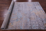 Grey Persian Tabriz Hand Knotted Wool & Silk Rug - 6' 1" X 9' 4" - Golden Nile