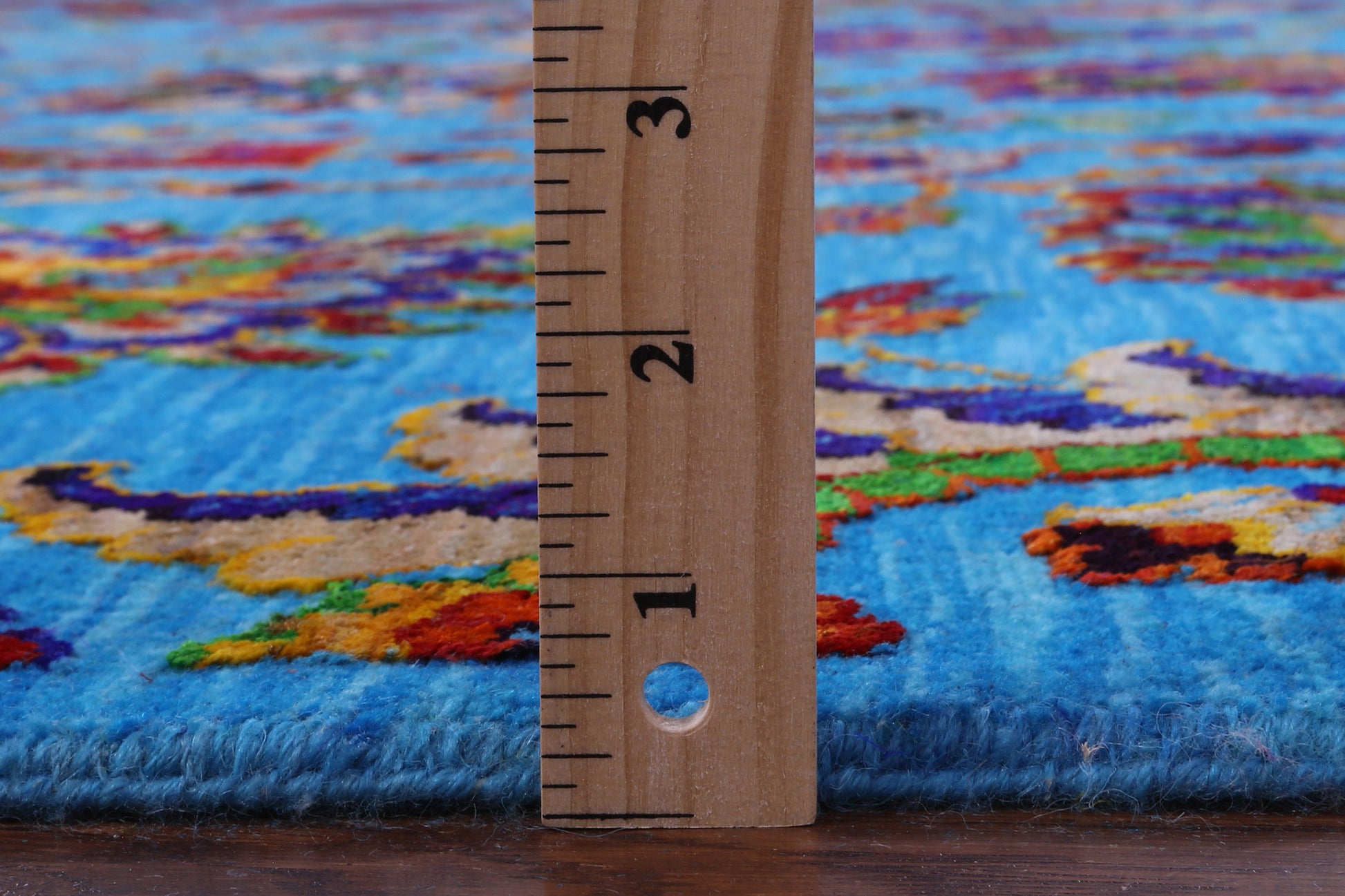 Blue Persian Tabriz Handmade Wool & Silk Rug - 10' 1" X 14' 2" - Golden Nile