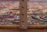 Gold Persian Tabriz Handmade Wool & Silk Rug - 8' 1" X 10' 3" - Golden Nile