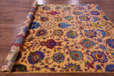 Persian Tabriz Handmade Wool & Silk Rug - 8' 0" X 10' 1" - Golden Nile