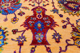 Persian Tabriz Handmade Wool & Silk Rug - 8' 0" X 10' 1" - Golden Nile