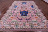 Turkish Oushak Hand Knotted Wool Rug - 10' 5" X 14' 3" - Golden Nile