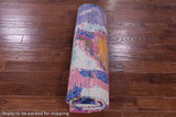 Abstract Contemporary Hand Knotted Wool Rug - 8' 0" X 9' 10" - Golden Nile
