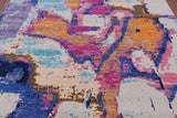 Abstract Contemporary Hand Knotted Wool Rug - 8' 0" X 9' 10" - Golden Nile