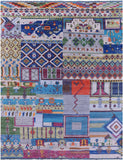 Tribal Moroccan Hand Knotted Wool Rug - 8' 1" X 10' 3" - Golden Nile