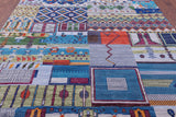 Tribal Moroccan Hand Knotted Wool Rug - 8' 1" X 10' 3" - Golden Nile