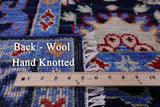 Blue Turkish Oushak Hand Knotted Wool Rug - 8' 2" X 10' 4" - Golden Nile