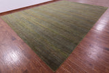 Gold Savannah Grass Hand Knotted Wool & Silk Rug - 13' 11" X 20' 2" - Golden Nile