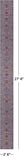 Grey Persian Tabriz Handmade Wool Runner Rug - 2' 6" X 27' 4" - Golden Nile