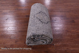 Grey Persian Fine Serapi Hand Knotted Wool & Silk Rug - 10' 0" X 14' 6" - Golden Nile