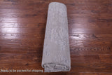 Grey Persian Tabriz Hand Knotted Wool & Silk Rug - 8' 1" X 10' 1" - Golden Nile