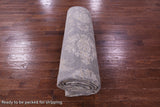 Grey Persian Tabriz Hand Knotted Wool & Silk Rug - 9' 1" X 12' 3" - Golden Nile