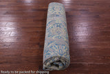 Grey Square Persian Tabriz Hand Knotted Wool Rug - 9' 2" X 9' 5" - Golden Nile