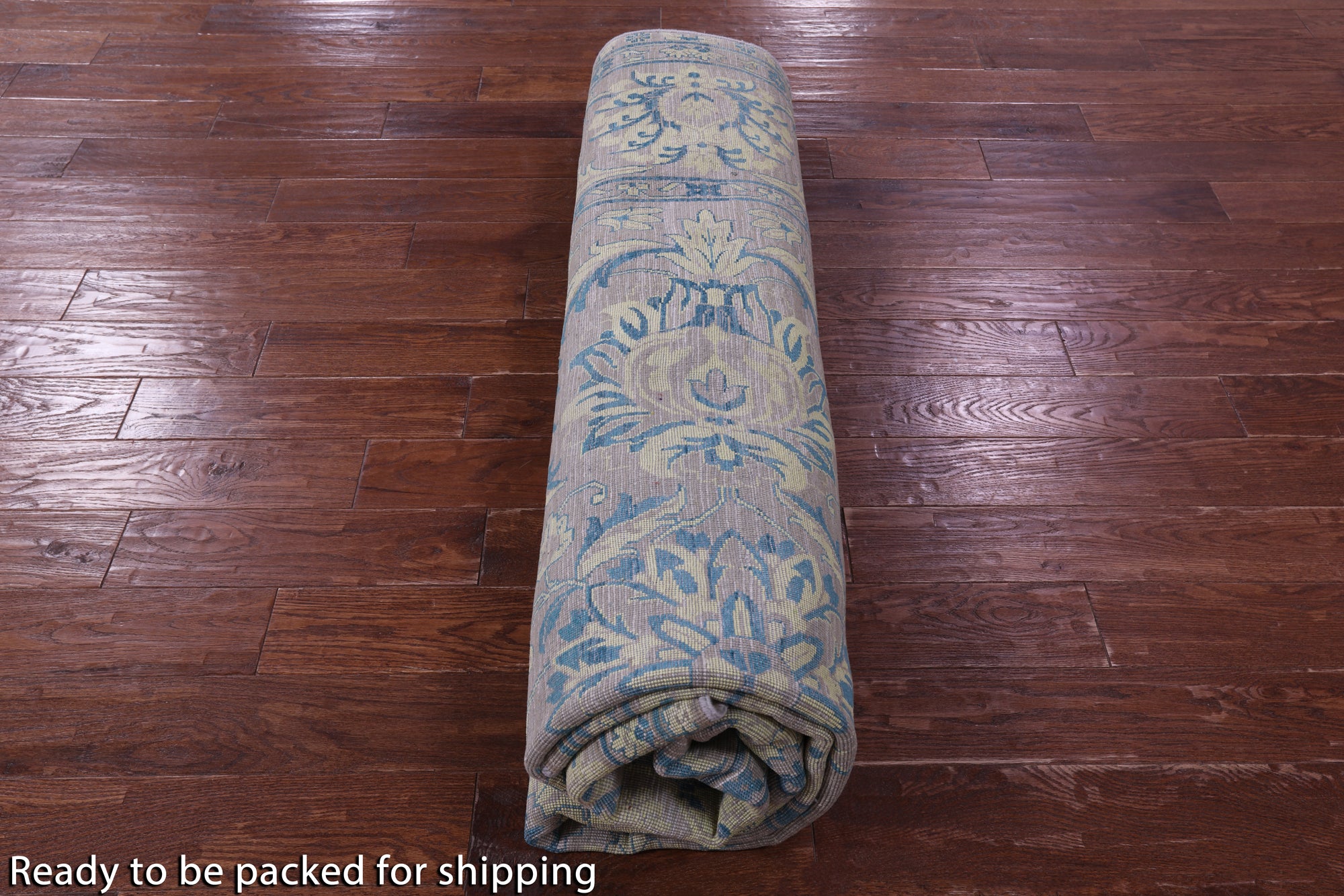 Grey Square Persian Tabriz Hand Knotted Wool Rug - 9' 2" X 9' 5" - Golden Nile